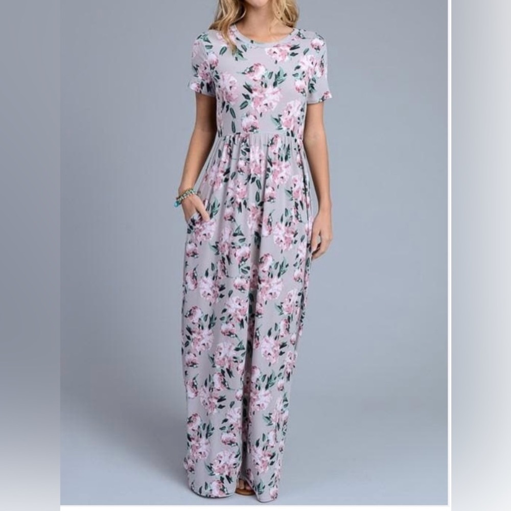 Vanilla Bay Maxi Floral Dress